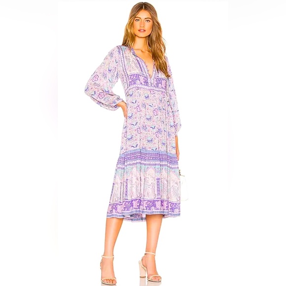 Spell & the Gypsy ✨🪻✨Poinciana Gown Lilac - Picture 4 of 6